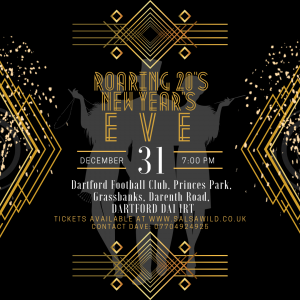 ROARING 20's Theme  NYE New Years Eve Party  Dartford
