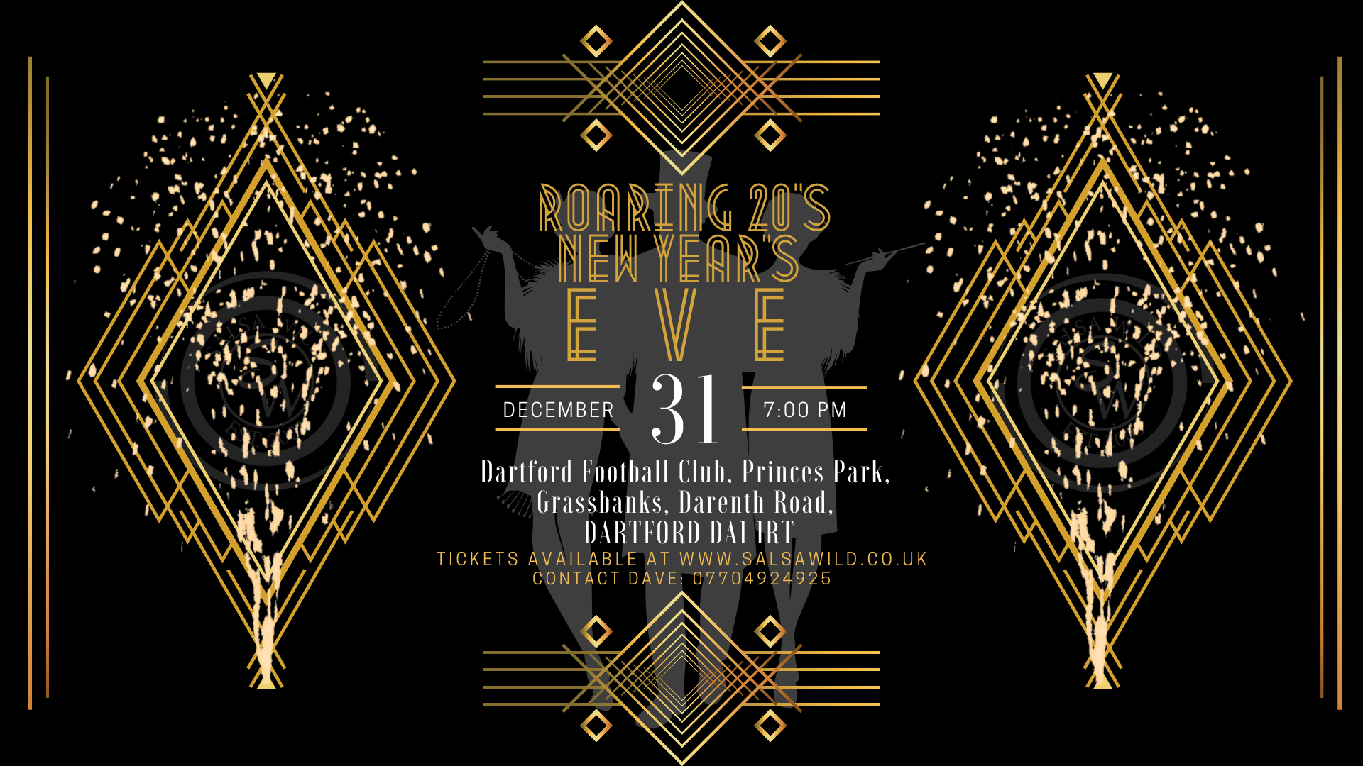 ROARING 20's Theme NYE New Years Eve Party Dartford